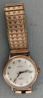 Alte Schweizer Uhr Automatic ASCO Läuft