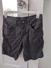 Prana Brion Shorts Men's Charcoal Gray Performance Stretch Shorts Size 30x9