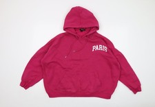 Womens UK Size M Pink Vanilla Pink Pullover Hoodie