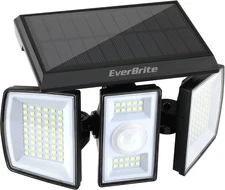 EverBrite Solar Outdoor Lights, 128 LED 7000K Motion Sensor White 