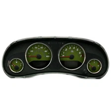 US Speedo Military Green Wrangler JK/JKU Gauge Face for Clusters 2011-2018