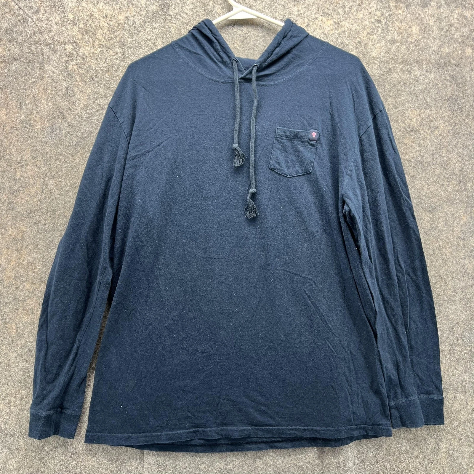 Simply Southern Sweater Men Large Adult Blue Navy Sweatshirt Pullover Hooded