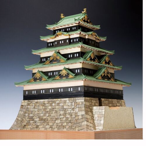 EDO Castle Kit Modelli Architettonici Legno Giapponese 1/150 Woody Joe Nuovo Shiro - Foto 3 di 9