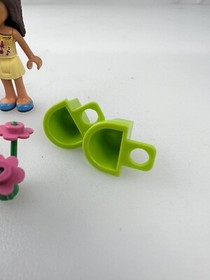 LEGO Minifigure ~ Friends OLIVIA And ADREA  With Flowers And Baskets