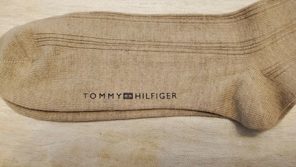 Calcetines de vestir TOMMY HILFIGER para hombre talla 10-13 nuevos con etiquetas raros vintage 2001 Foto 2 de 4