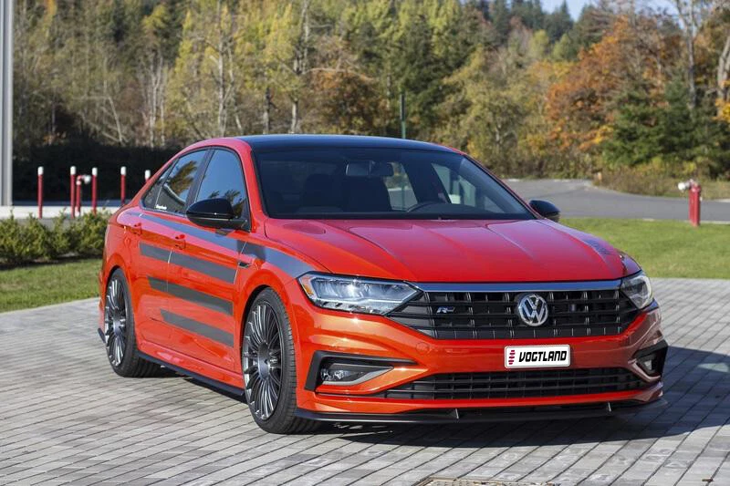 Muelles reductores alemanes Vogtland para VW Jetta VII S SE 2020-2021 SEL R-LINE Foto 2 de 2