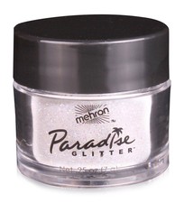 Mehron Makeup Paradise AQ Glitter Face and Body Paint, WHITE - 10gm