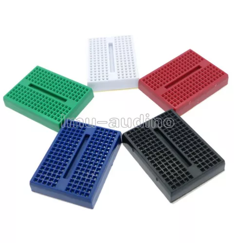5PCS colourful Solderless Prototype Breadboard 170 Tie-points for Arduino Shield