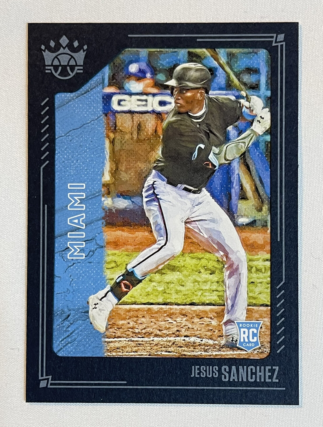 Jesus Sanchez 2021 Panini Diamond Kings Red Frame Rookie Card Miami Marlins  #49 | eBay