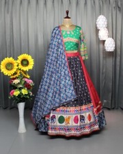 Women Party Wear Traditional Designer Embroidered Lehenga Choli with Dupatta