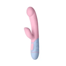 FemmeFunn FFIX Rabbit Dual-Stimulation with Vibration Modes Light Pink