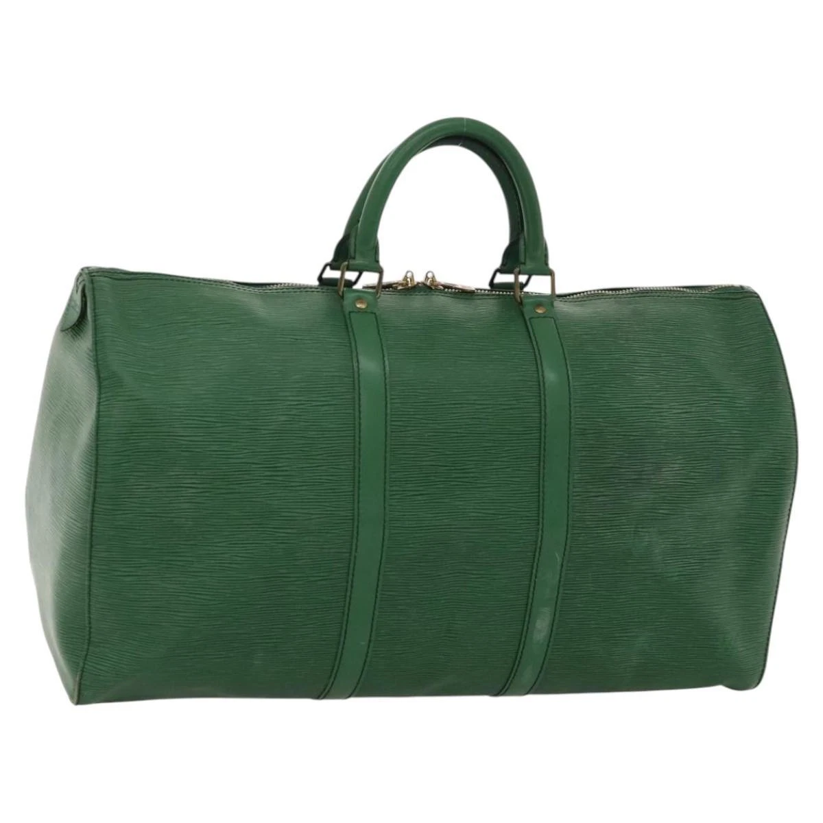 LOUIS VUITTON（LV） Borsa Louis Vuitton Epi Keepall 50 Boston verde M42964 LV originale 115513