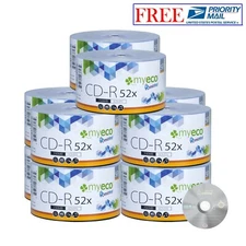 500 Pack MyEco CD-R CDR 52X 700MB 80Min Economy Logo Blank Recordable Media Disc