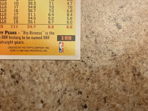 1993-94 Topps Reigning Playoff MVP Michael Jordan #199 Mint - Picture 4 of 10
