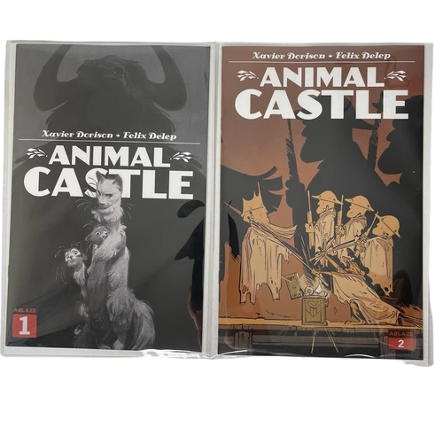 ANIMAL CASTLE #1 + #2 Glow in the Dark 2ND PTG Ablaze Limited to a 500 Print