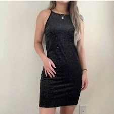 Wild Fable Glitter Shiny Spaghetti Strap LBD Formal Party Dress - Size M