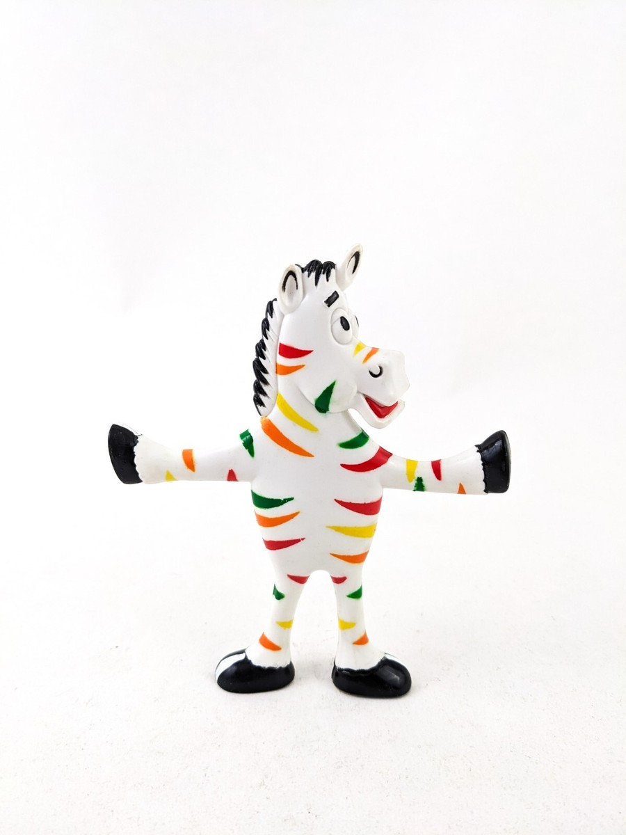 Fruit Stripe Gum bendy “Yipe” zebra 80s advertising Nabisco