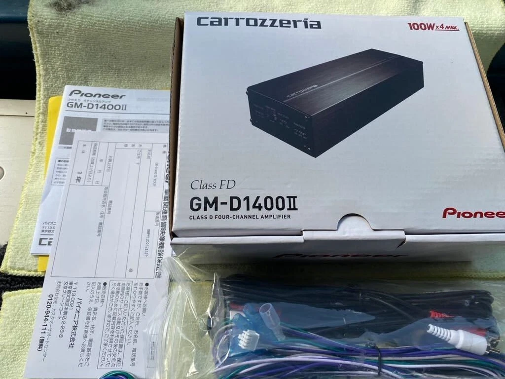 Pioneer carrozzeria GM-D1400-II 4 Channel Amplifier