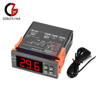 G7016E Digital Intelligent Temperature Controller NTC Waterproof Probe 12V/24V