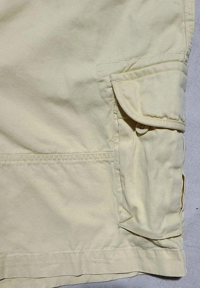 Pantalones Cortos de Carga Heritage Consensus Para Hombre Calce Relajado Clásicos Amarillos Talla 38, De Colección Foto 2 de 4