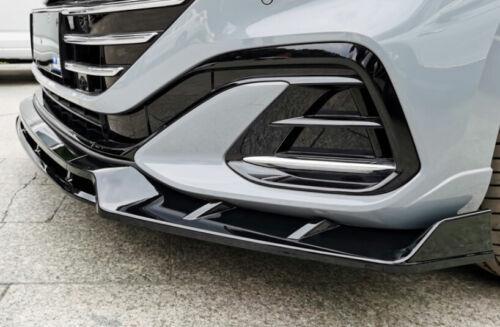 Black ABS For VW Arteon R-Line 2021-2022 Front Bumper Lip Spoiler Splitter 4Pcs - Picture 3 of 8