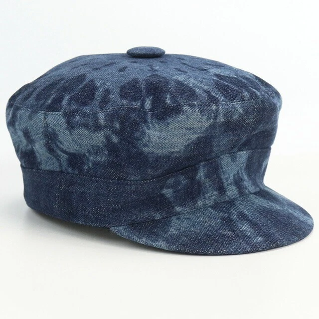 Casquette coton bleu Dior 92KAL920I130 logo denim d'occasion