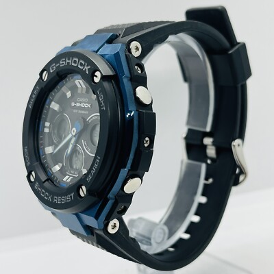 Casio G-Shock G-Steel Shock Resist 20ATM GST-W300G Black And Blue