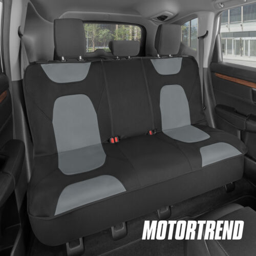 Motor Trend Neoprene Car Back Seat Cover for Trucks SUV Auto Bench Seat Gray - Picture 1 of 7