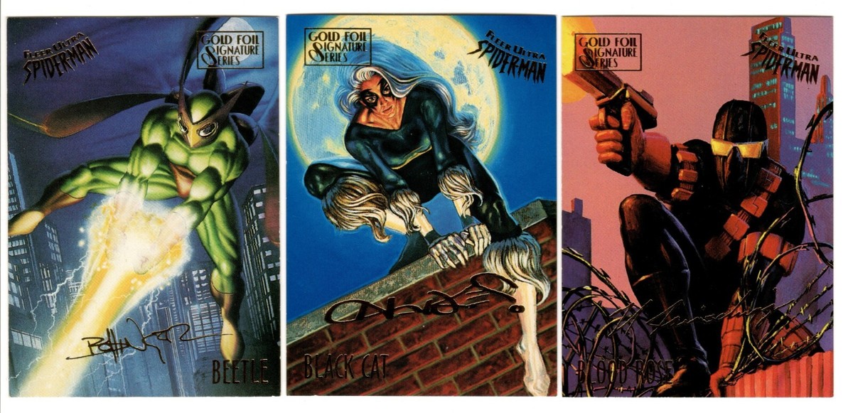 1995 Fleer Ultra Spider-Man Gold Signature - Pick a Card - 1.99