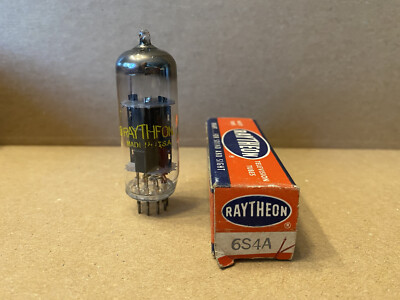 RAYTHEON PEANUT TUBE - 6S4A - TESTS STRONG