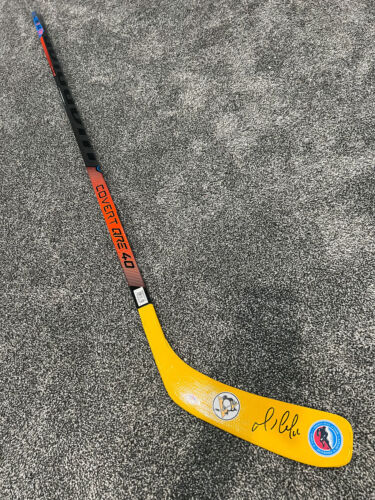 MARIO LEMIEUX Pittsburgh Penguins HOF SIGNED Autograph Hockey Stick PSA COA