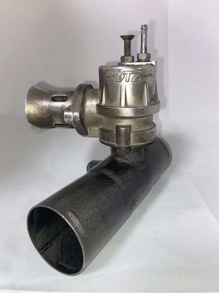 Válvula de soplado Blitz Super Sound 50 mm brida de tubo JDM Japón vintage Foto 4 de 4