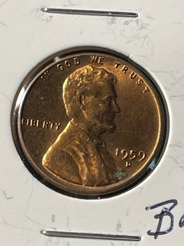 1959-D Lincoln Cent NGC MR RD Business Quality