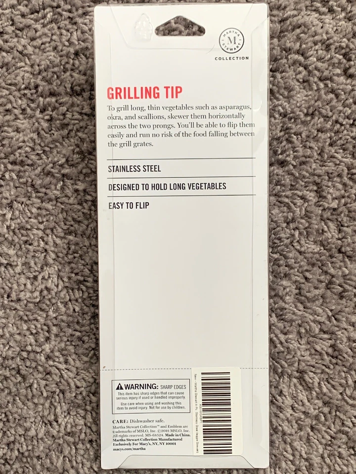 Martha Stewart ¡COCINAR!  Juego de 2 pinchos de balsa Foto 2 de 3