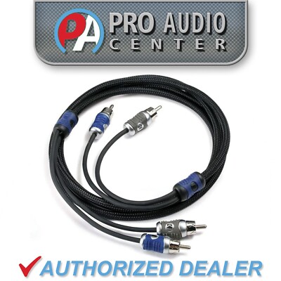 KICKER Q-Series 2-Channel RCA Cables - 4 Meter Premium Audio Interconnects For Car Stereo