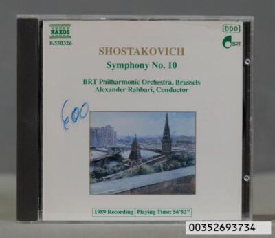 CD. Shostakovich. BRT Philharmonic Orchestra, Brussels*, Alexande