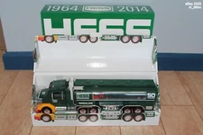NIB 2014 Hess Collector's Edition Toy Tanker Truck in Box & Shipping Carton Mint