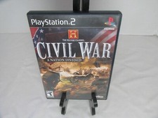 History Channel Civil War A Nation Divided Sony PS2 PlayStation 2 Game Complete