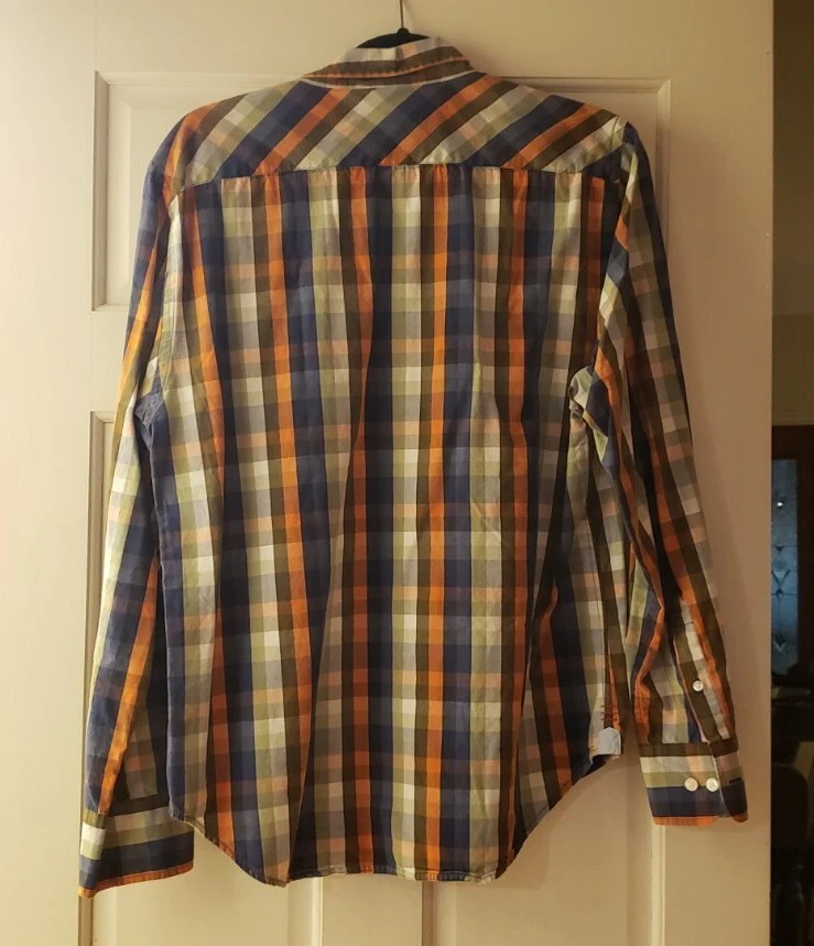 Men's Canterbury Of New Zealand,  Size Medium, 100% Cotton Plaid Shirt 🇳🇿🇳🇿 - Image 2 of 4