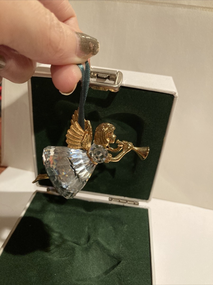 Swarovski Crystal Annual Angel Choir Ornament Horn | eBay