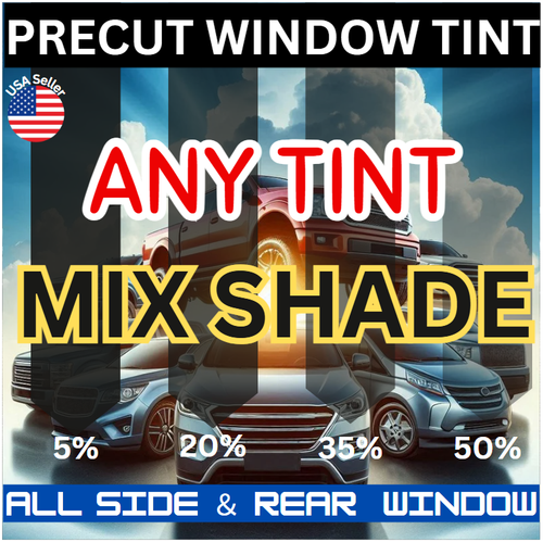 PreCut Window Film/Tint for Any Honda All Sides&Rear Any Shade% Window Glass - Picture 3 of 11