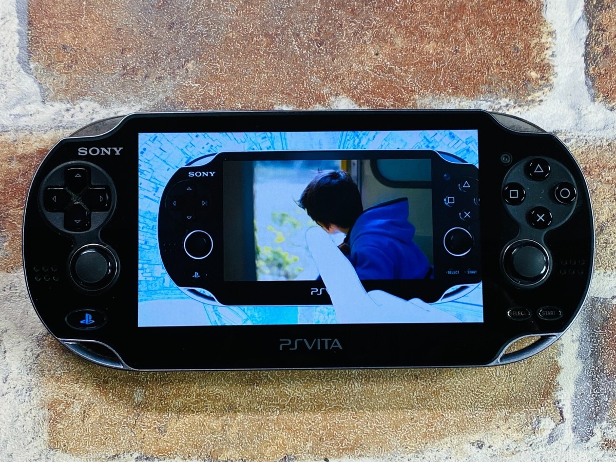 PS Vita PCH-1100 AB01 Crystal Black SONY Playstation WifI