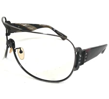 Lanvin Sunglasses Frames SLN 027S COL.0K20 Gunmetal Purple Brown Horn 70-130-120