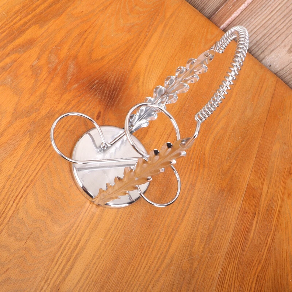 Metal Relish Server Rack With Two Glass Bowls - Image 4 of 4