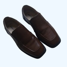 Sonoma Cognac Brown Memory Foam Boys Dress Uniform Shoes-3