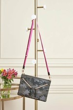 Stella & Dot Lady Boss Crossbody Black Camo Brand New In Original Packaging