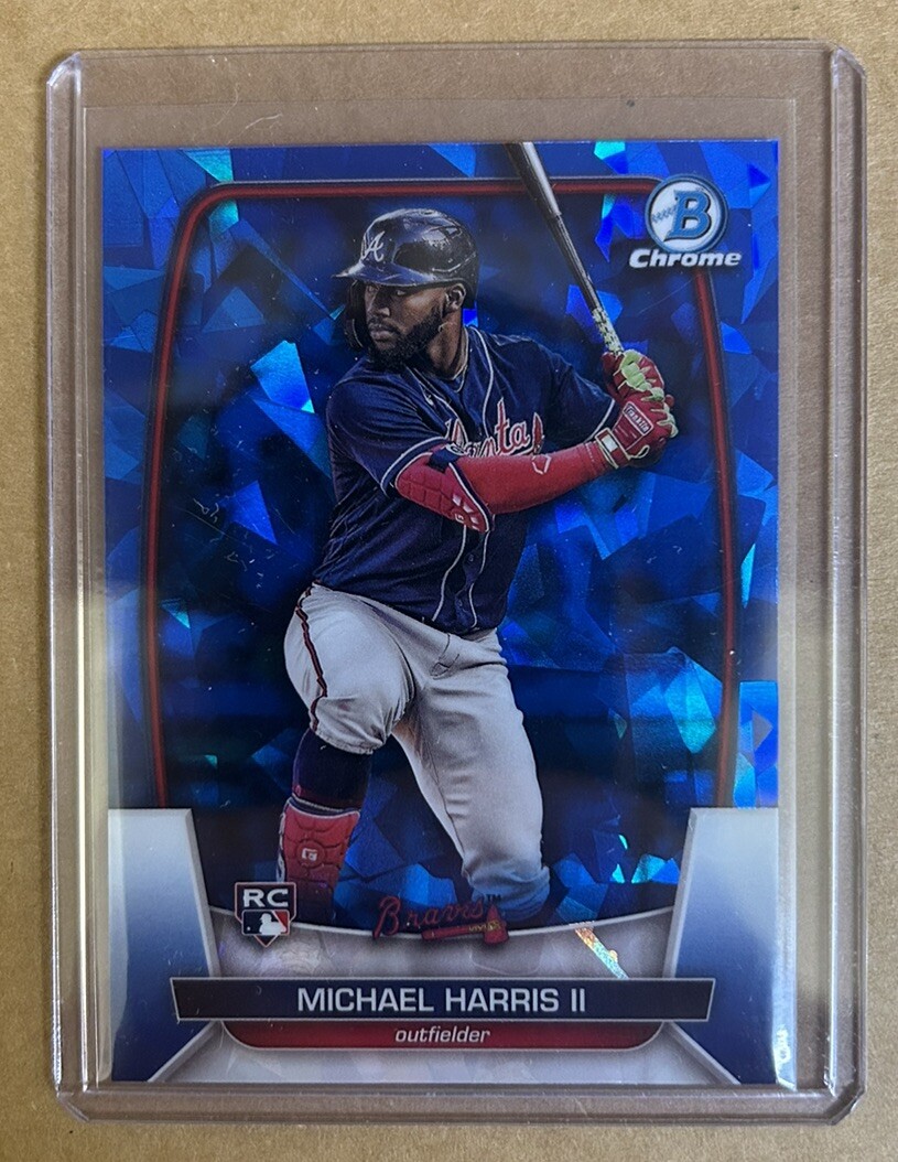 2023 Topps Bowman Chrome Sapphire #31 Michael Harris II Rookie RC IN HAND