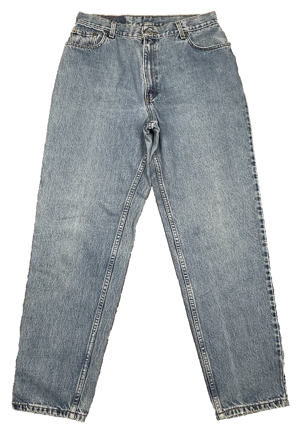 VTG Levis 550 Jeans Womens 14 Mis M Blue Denim Y2K Relaxed Fit 31x30 Tapered