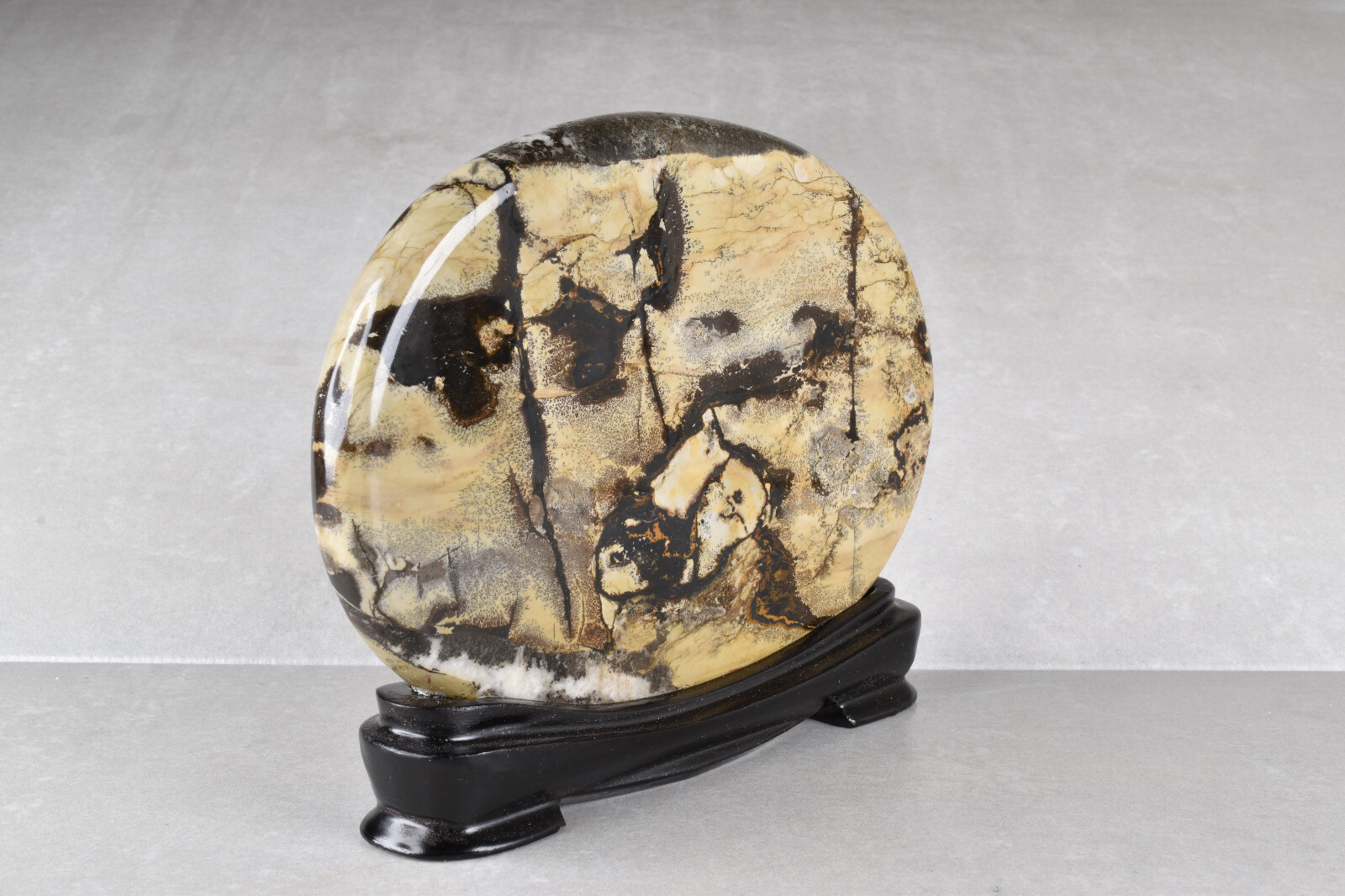 Large Chinese Picture Stone on Base 14.35cm 17005 eBay