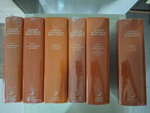 Der Literaturraum des antiken Roms. Vol. 1°2°3°4°5°7° SALERNO Verlag
